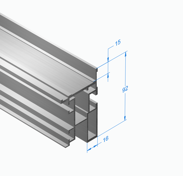Профиль подиума 92 мм, Avangard Stage