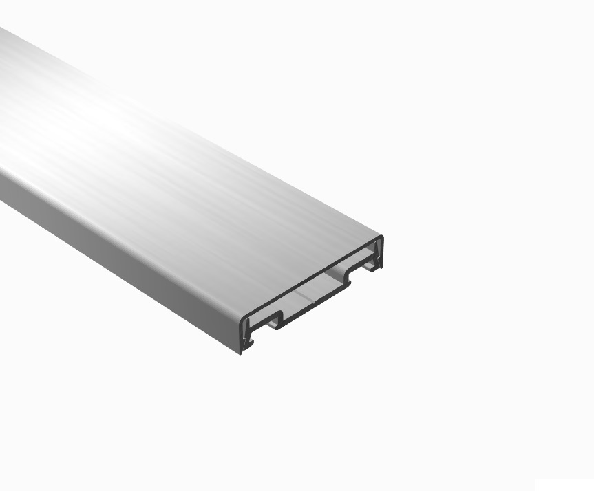 Комплект алюминиевых накладных наличников 50 мм, АНОД