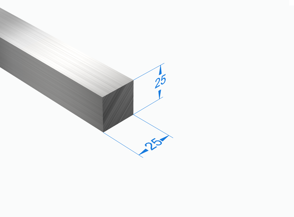 Квадратный пруток 25х25