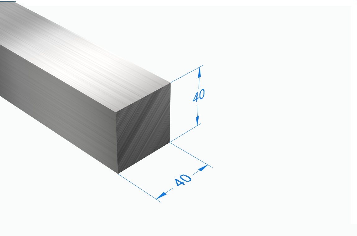 Квадратный пруток 40х40
