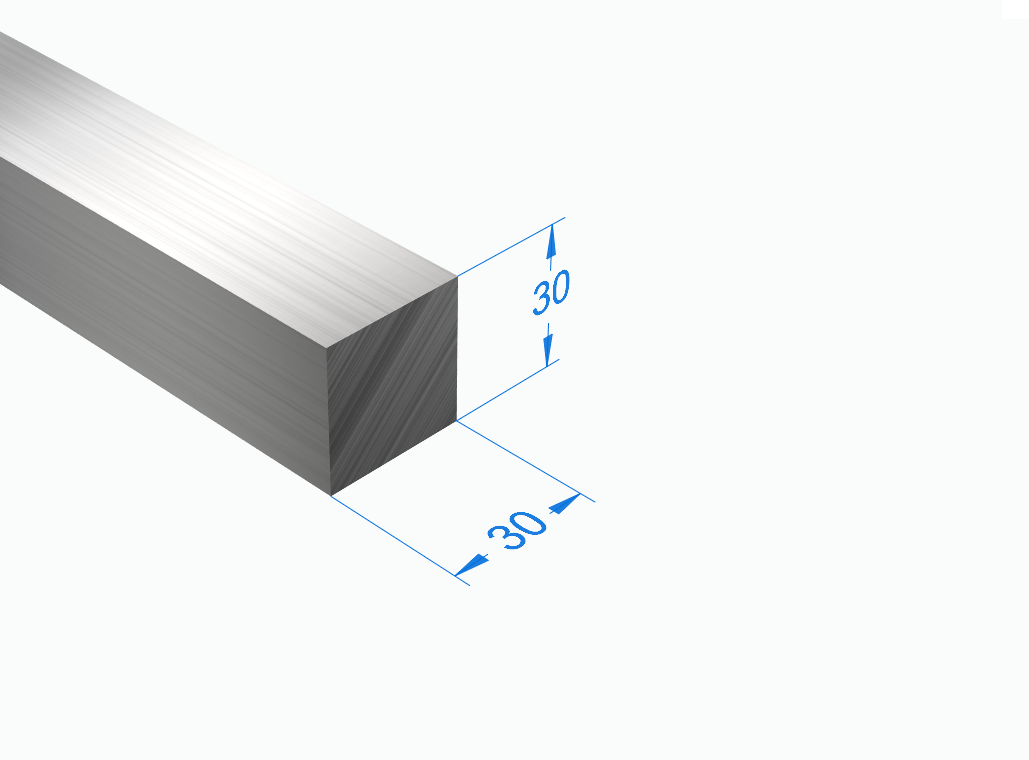 Квадратный пруток 30х30
